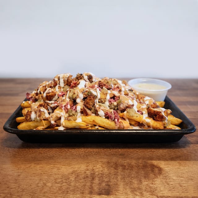 Loaded Hot Shack Fries.