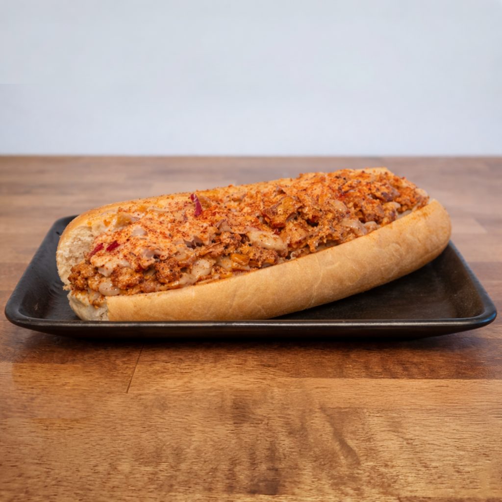 Secret Menu Nashville Chicken Cheesesteak.