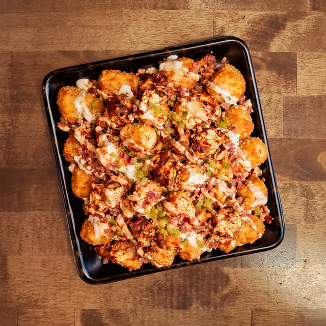 Loaded Hot Shack Tots.