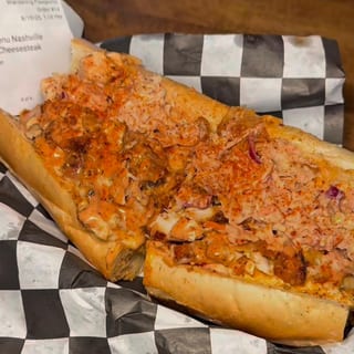 Secret Menu Nashville Chicken Cheesesteak